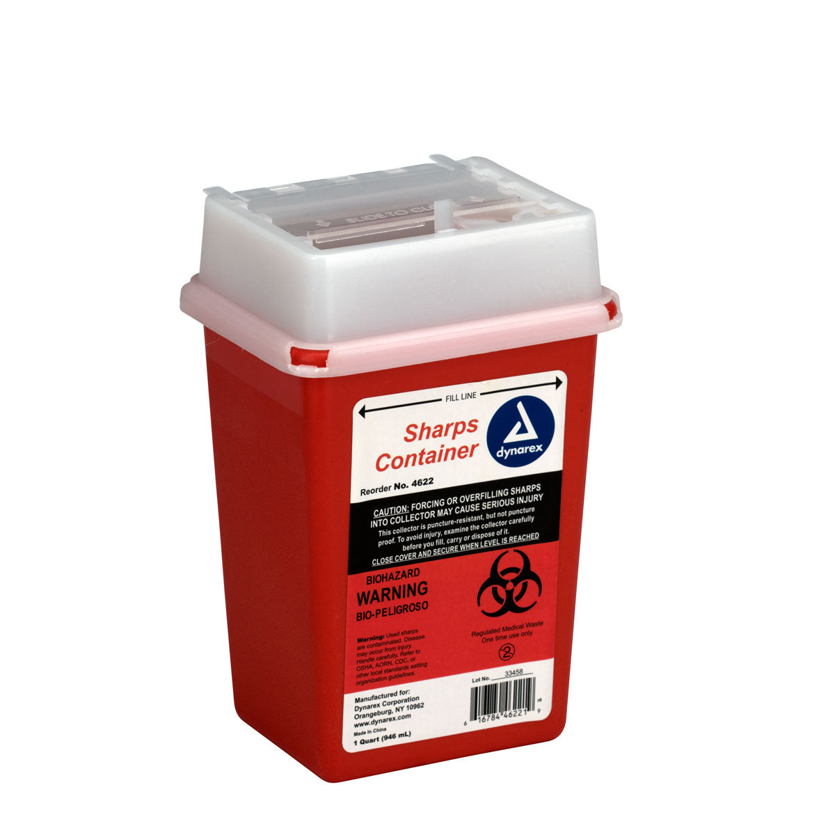 First Aid Only Sharps Container 1 qt.