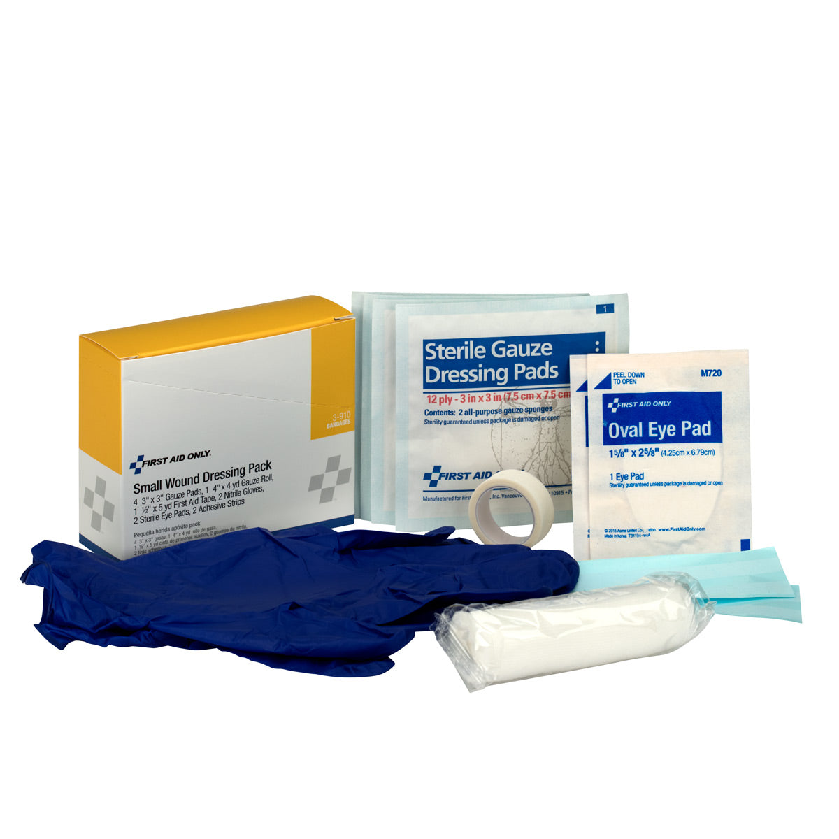 Small Wound Dressing Pack - First Aid Only Small Wound Dressing Pack - First Aid Only