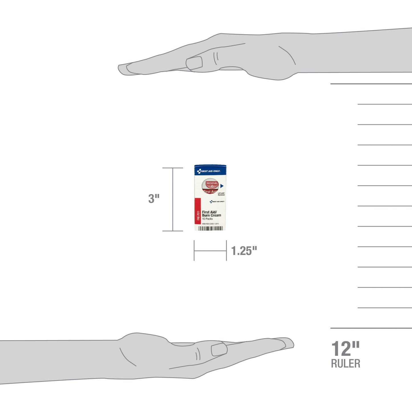 First Aid Only SmartCompliance Refill Burn Cream 10 per Box