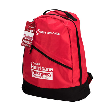 First Aid Only 1 Person Emergency Preparedness Hurricane Backpack