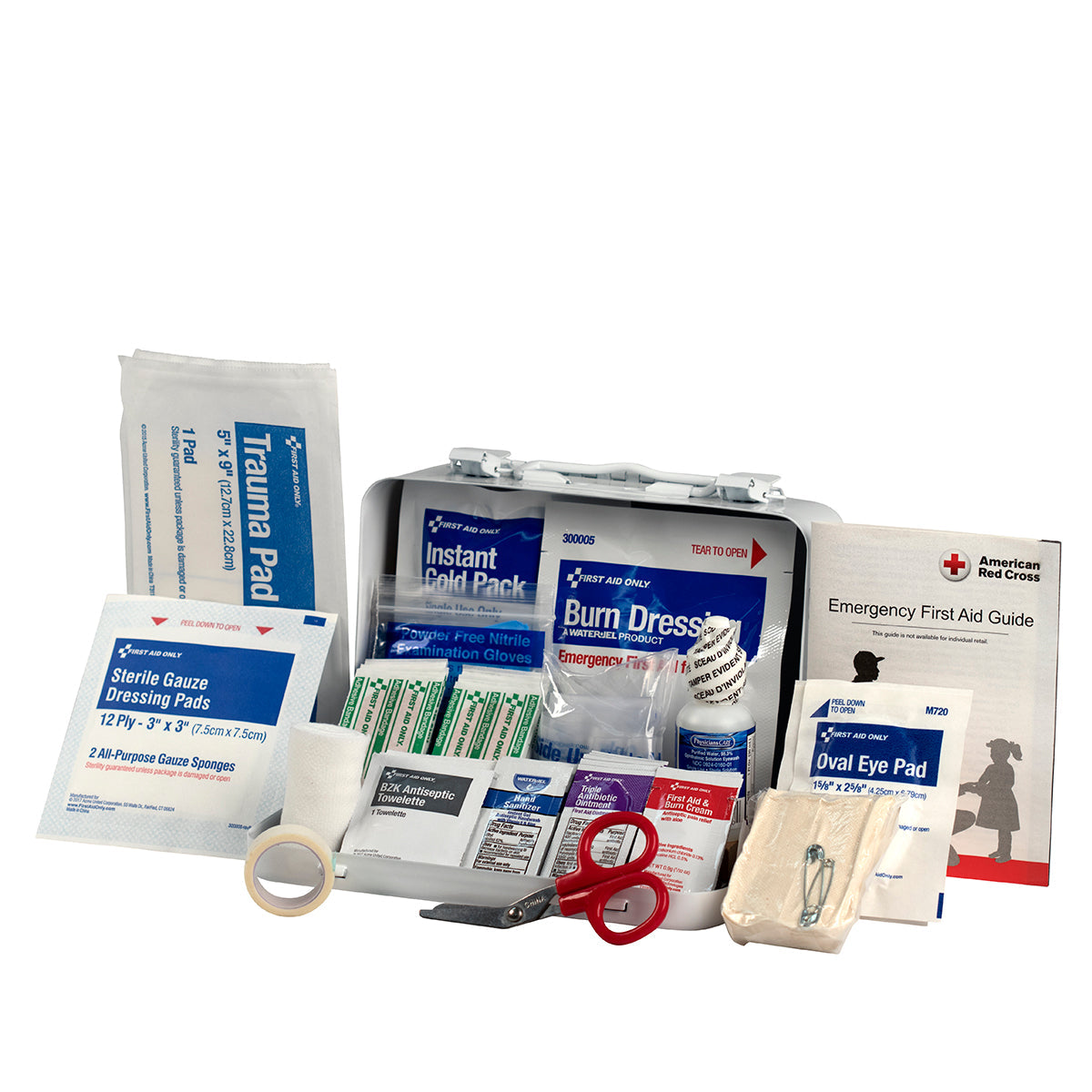 First Aid Only 10 Person ANSI A Metal Kit 2021 Compliant