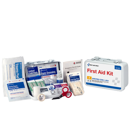 First Aid Only 10 Person ANSI A Metal Kit 2021 Compliant