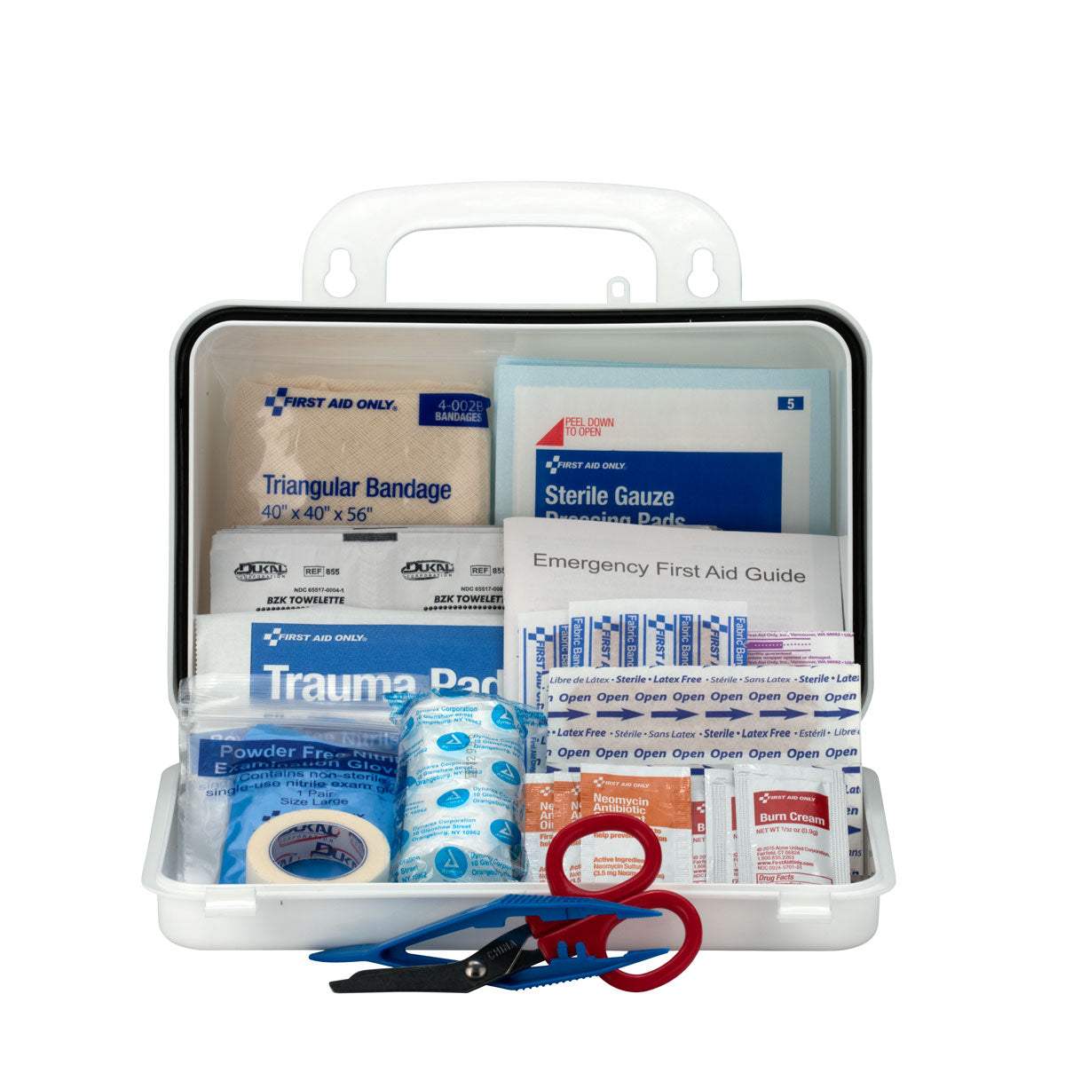 First Aid Only 10 Person OSHA Contractor Kit Plastic Case