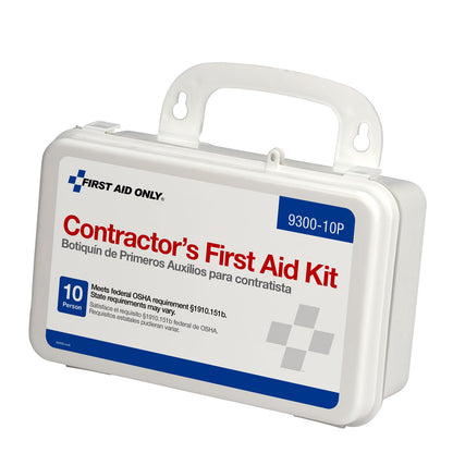 First Aid Only 10 Person OSHA Contractor Kit Plastic Case