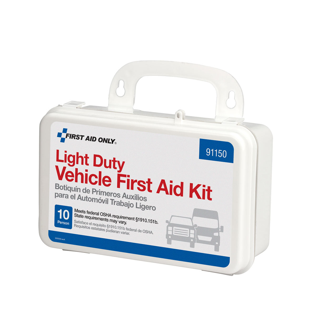 First Aid Only 10-Person Plastic Light Duty Vehicle Kit OSHA Compliant