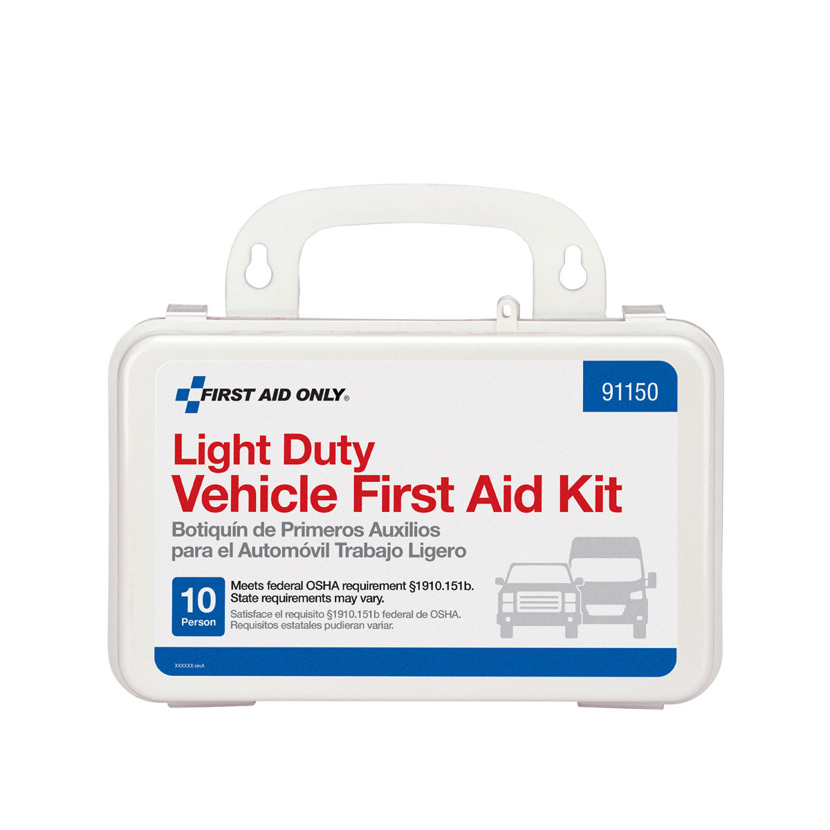 First Aid Only 10-Person Plastic Light Duty Vehicle Kit OSHA Compliant