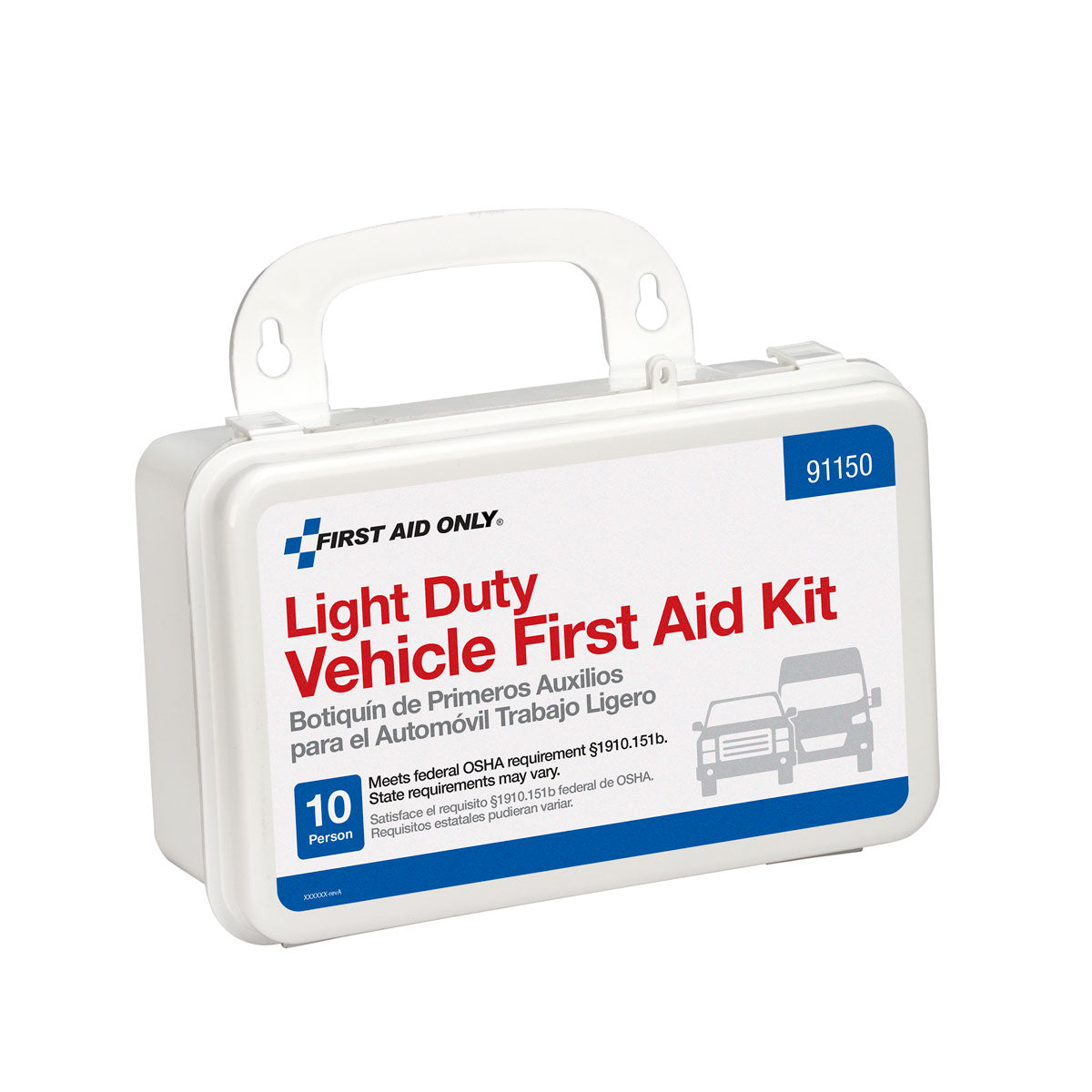 First Aid Only 10-Person Plastic Light Duty Vehicle Kit OSHA Compliant