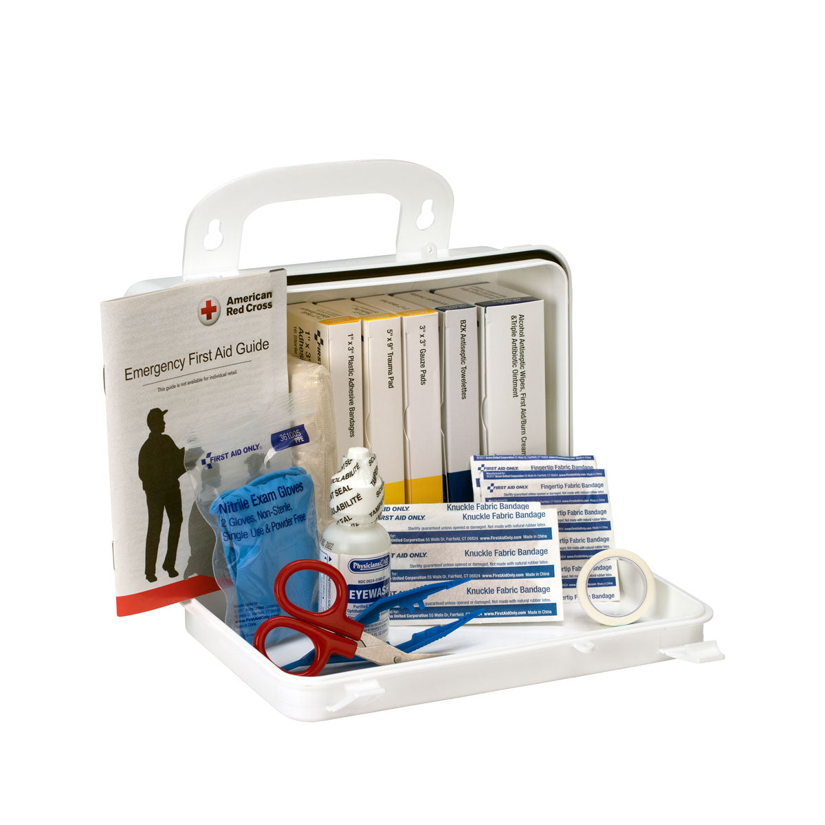 First Aid Only 10-Person Plastic Light Duty Vehicle Kit OSHA Compliant