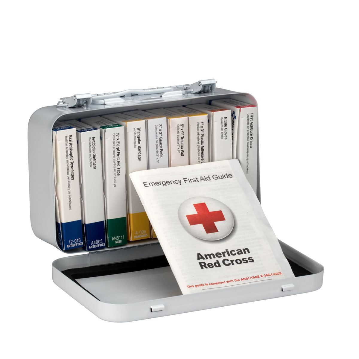 First Aid Only 10 Unit Kit Metal Case OSHA Compliant