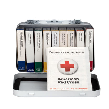 First Aid Only 10 Unit Kit Metal Case OSHA Compliant