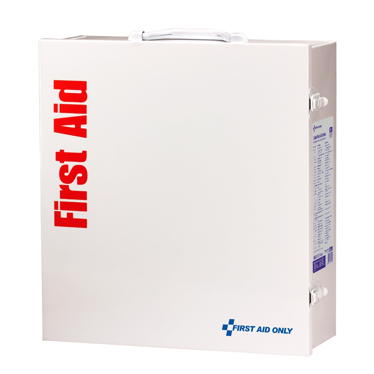 First Aid Only 100 Person 3 Shelf Metal Cabinet ANSI B + Type I & II with Medication