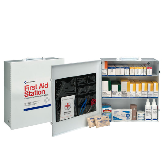 First Aid Only 100 Person 3 Shelf Steel Cabinet