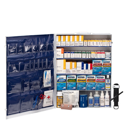 First Aid Only 150 Person ANSI B 5 Shelf Cabinet 2021 Compliant