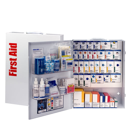 First Aid Only 150 Person XL Metal SmartCompliance Food Service Cabinet without Medications