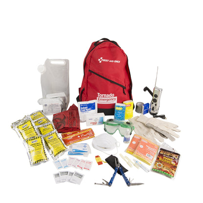 Emergency Backpack Open 2 Person Emergency Preparedness Tornado Backpack – firstaidonly