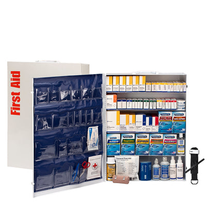 First Aid Only 200 Person ANSI B 5 Shelf Cabinet 2021 Compliant