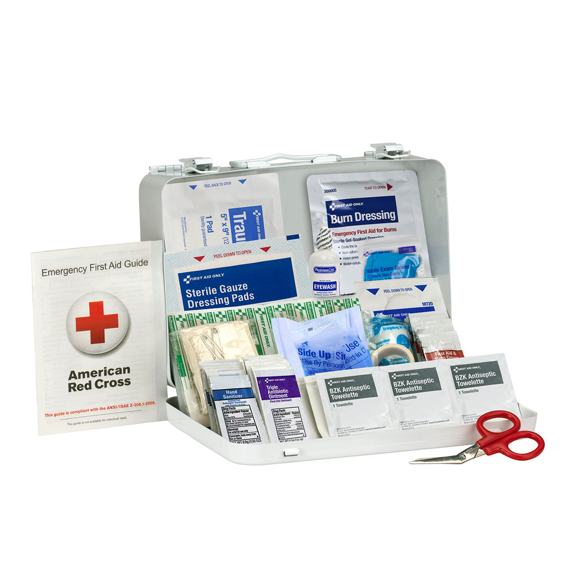 First Aid Only 25 Person ANSI A Metal Kit 2021 Compliant