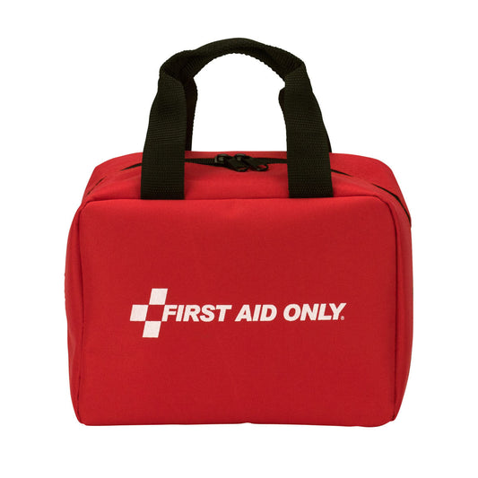 First Aid Only 25 Person Bulk Kit ANSI A Type I & II Soft Fabric Nylon Pouch Case 2015 Compliant