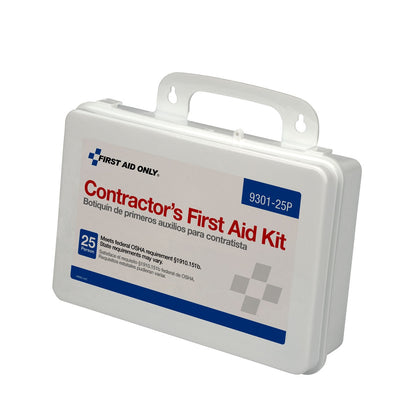 First Aid Only 25 Person Contractor Kit Plastic Case