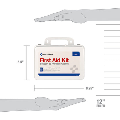 First Aid Only 25 Person Kit 112 Pieces OSHA Compliant