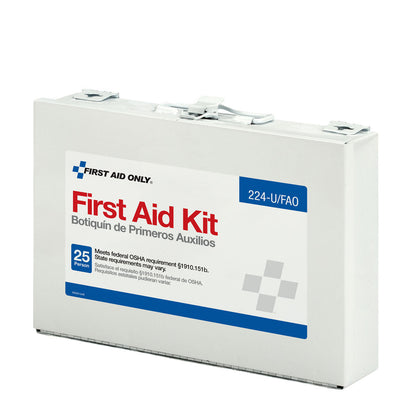 First Aid Only 25 Person Kit Metal Case