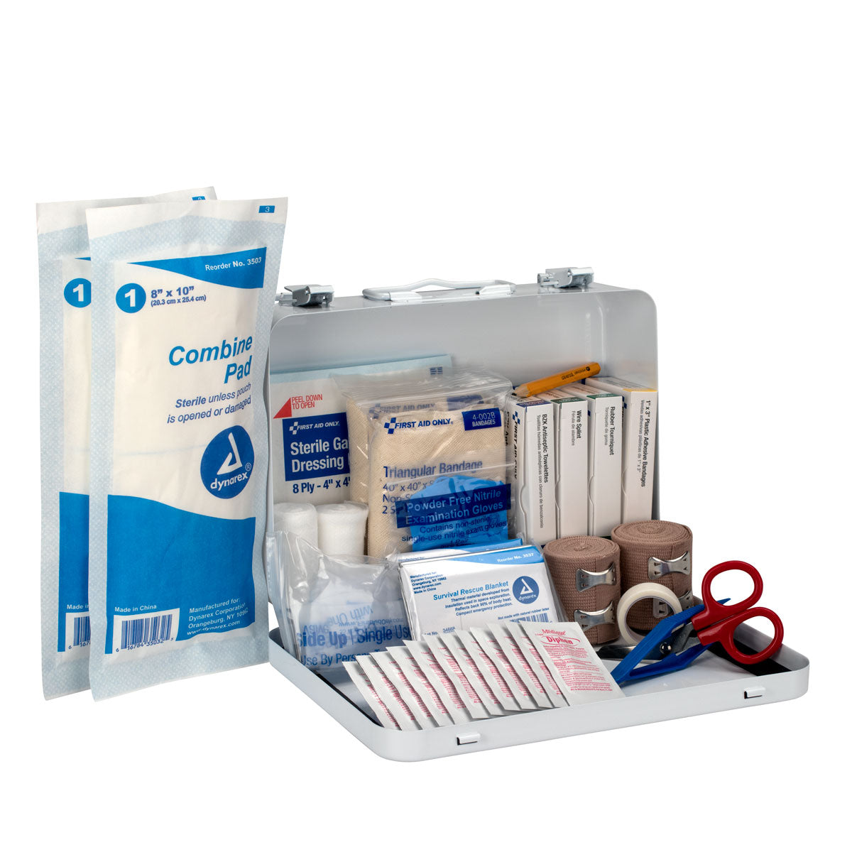 First Aid Only 25 Person Loggers Kit Metal Weatherproof Case OSHA Compliant