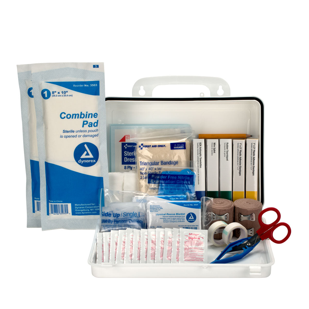 First Aid Only 25 Person Loggers Kit Plastic Case OSHA Compliant