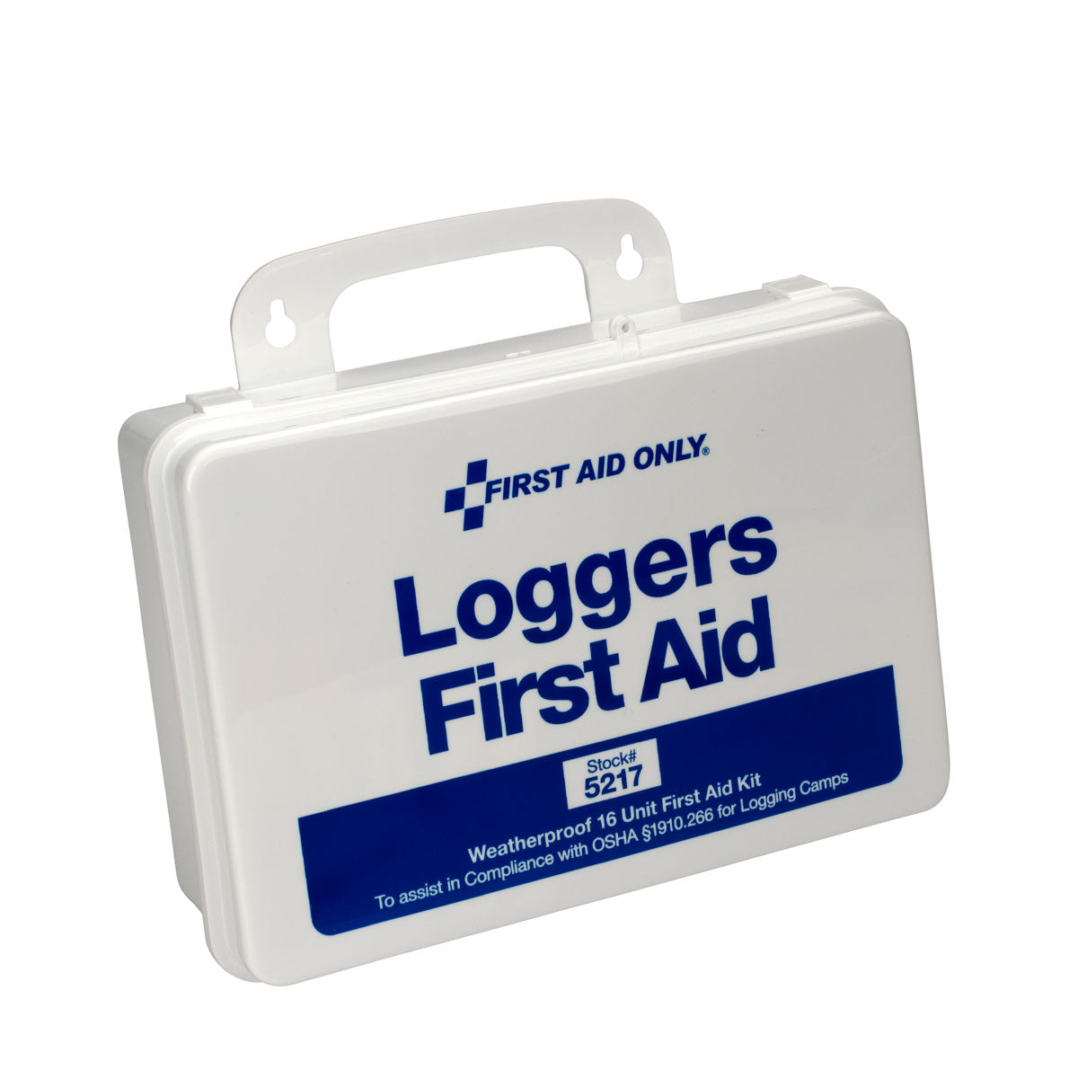 First Aid Only 25 Person Loggers Kit Plastic Case OSHA Compliant