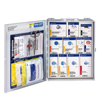 First Aid Only 25 Person Medium Metal SmartCompliance Food Service Cabinet without Medications