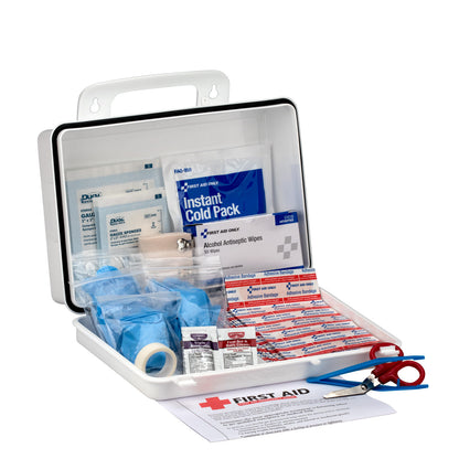 First Aid Only 25 Person Office Kit 130 Pieces Plastic Case OSHA Compliant