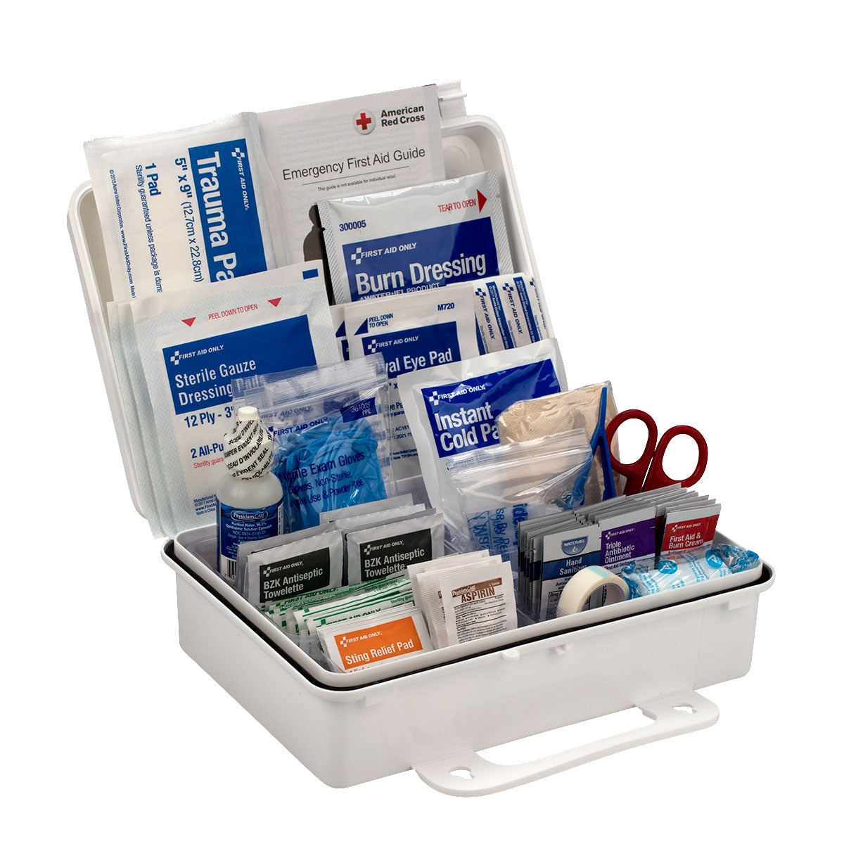 25 Person Plastic First Aid Kit ANSI A + Type III – firstaidonly