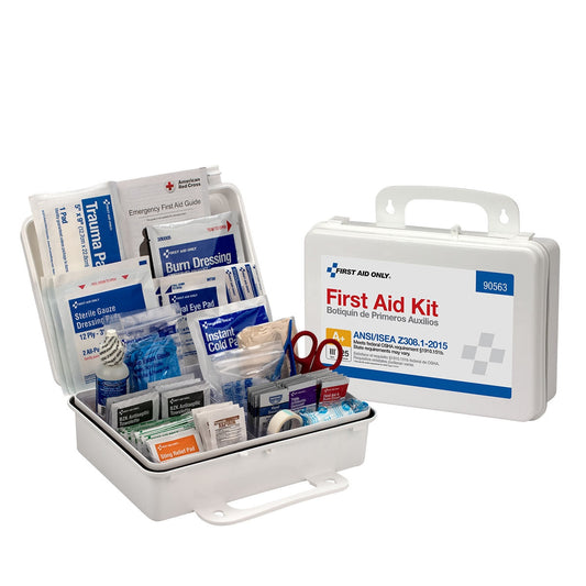 First Aid Only 25 Person Plastic Kit ANSI A+ Type III 2015 Compliant