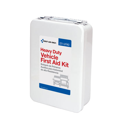 First Aid Only 25 Person Vehicle Kit Metal Case