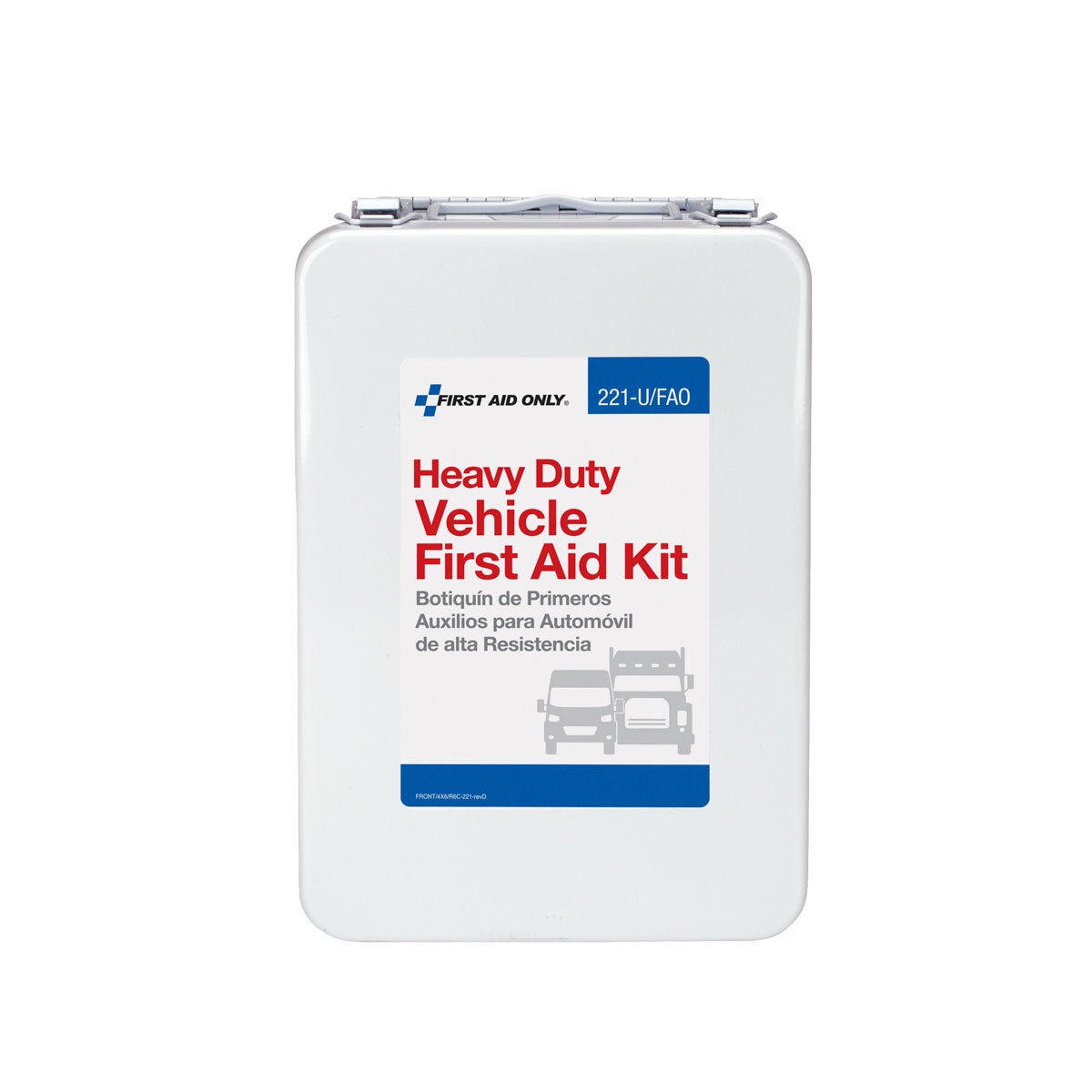 First Aid Only 25 Person Vehicle Kit Metal Case