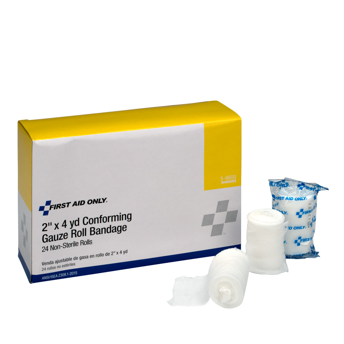 First Aid Only 2’’x 5 yd. Conforming Gauze Non-Sterile 24 Per Box