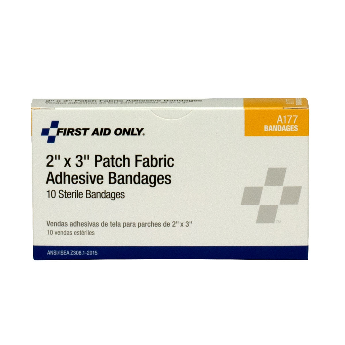 First Aid Only 2’’x3’’ Heavy Woven Fabric Bandages 10 Per Box