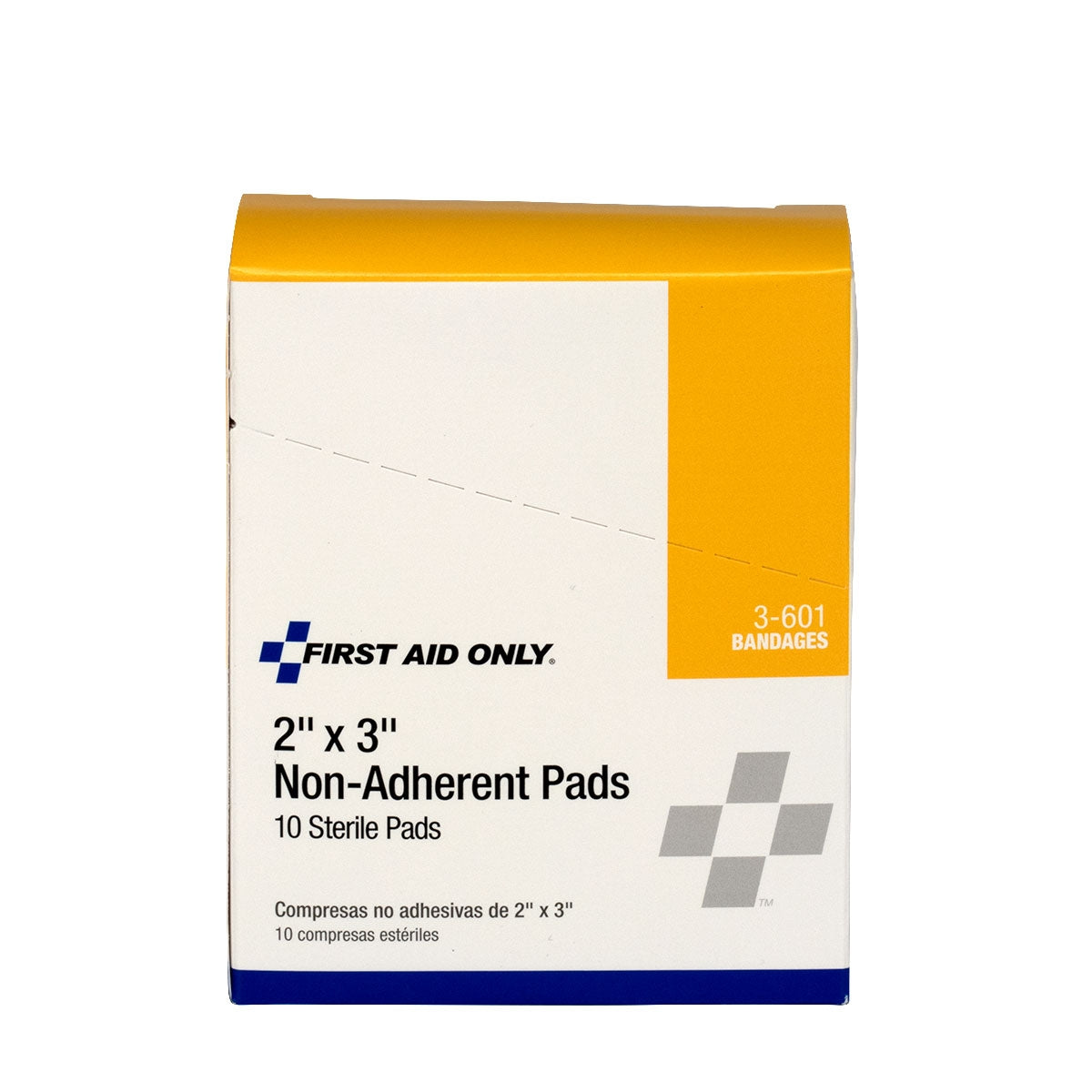 First Aid Only 2’’x3’’ Non-Adherent Pads 10 Per Box