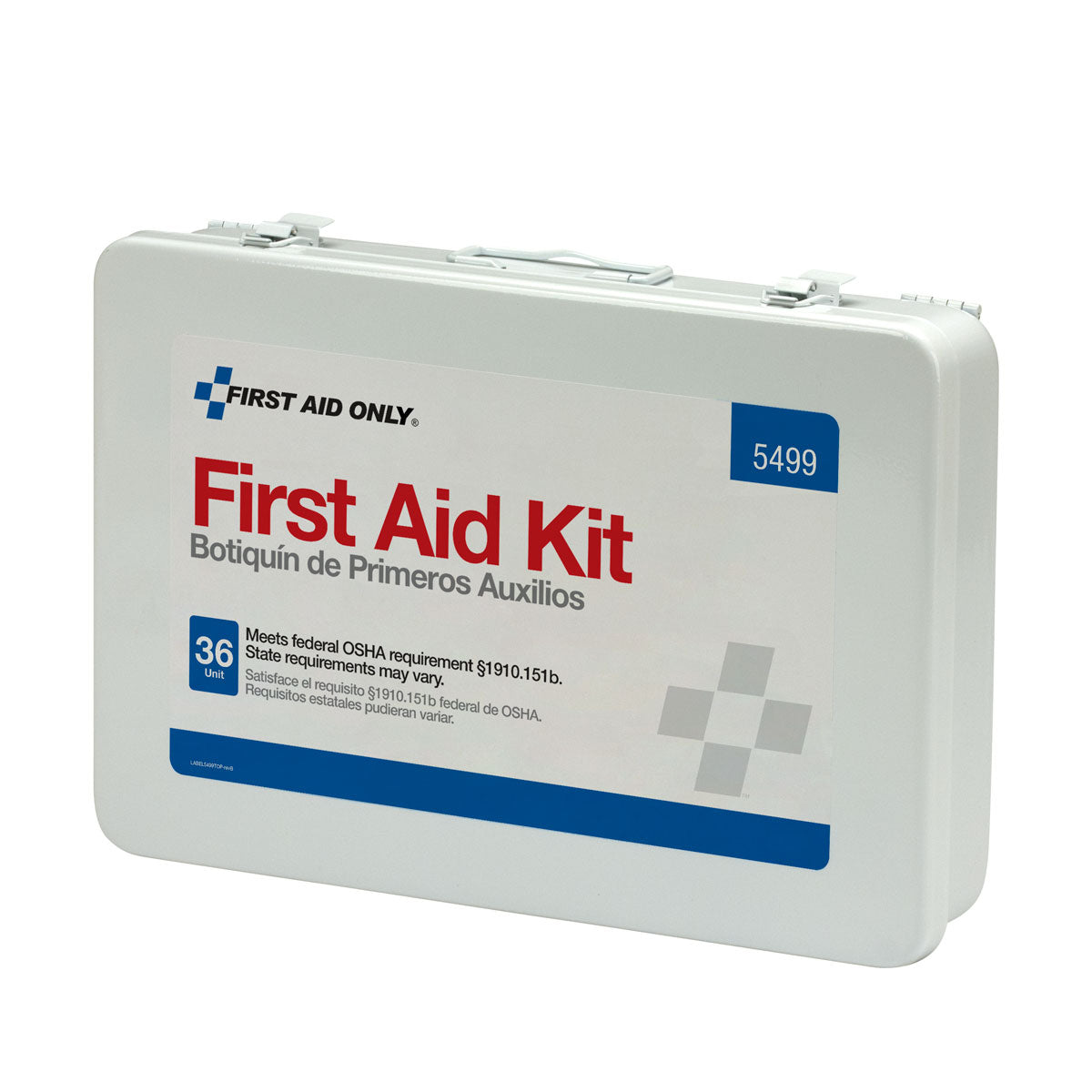 First Aid Only 36 Unit Kit with BBP and CPR Metal Case