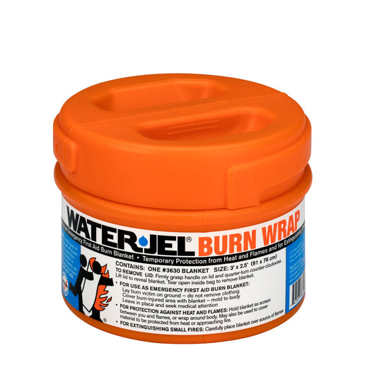First Aid Only 36’’x30’’ WaterJel Burn Wrap Canister