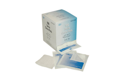 First Aid Only 3’’x3’’ Sterile Gauze Pads 100 Per Box