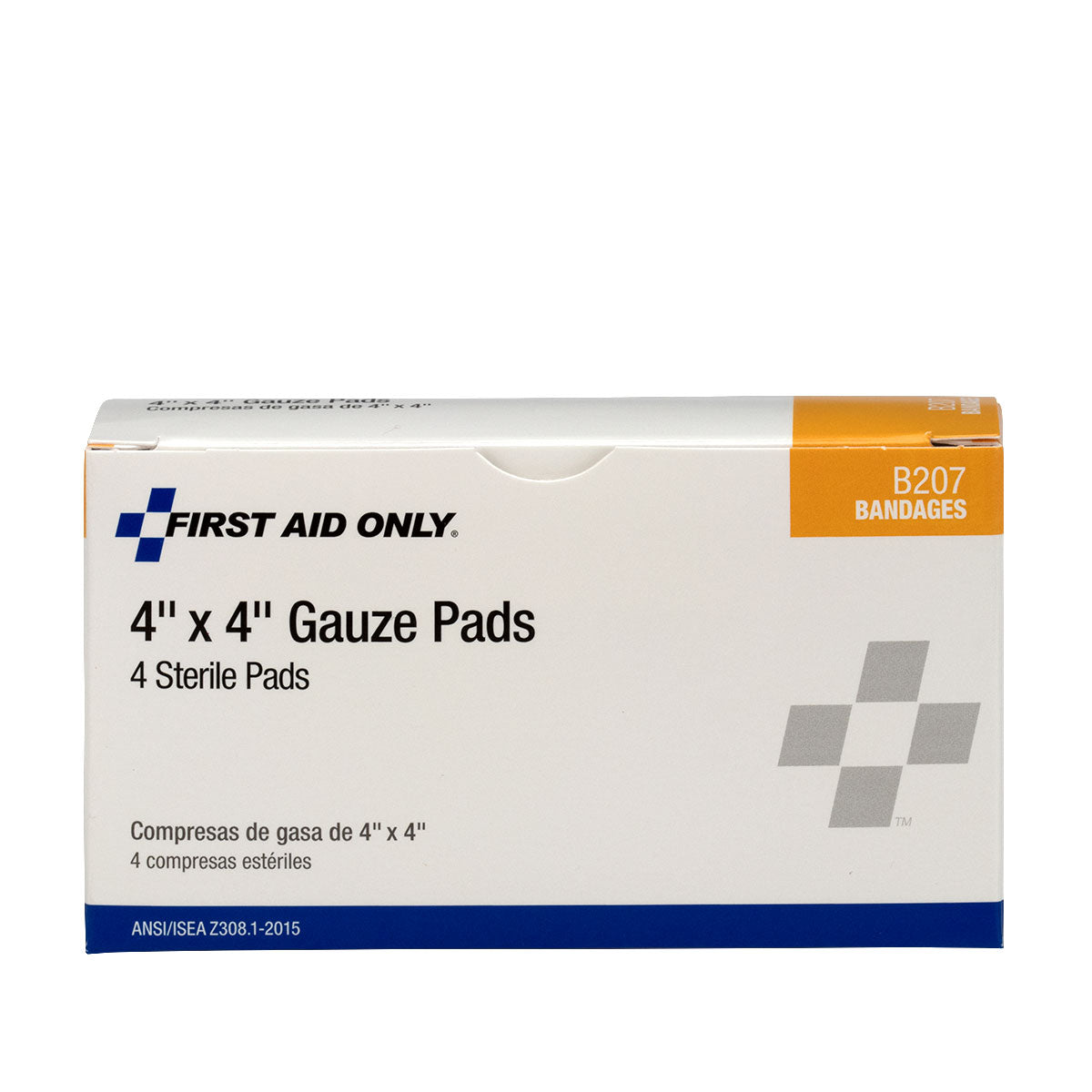 First Aid Only 4’’x 4’’ Sterile Gauze Pads 4 Per Box