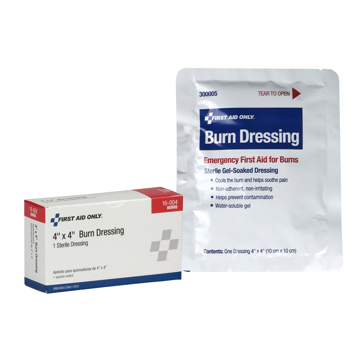 First Aid Only 4’’x4’’ Burn Dressing 1 Per Box