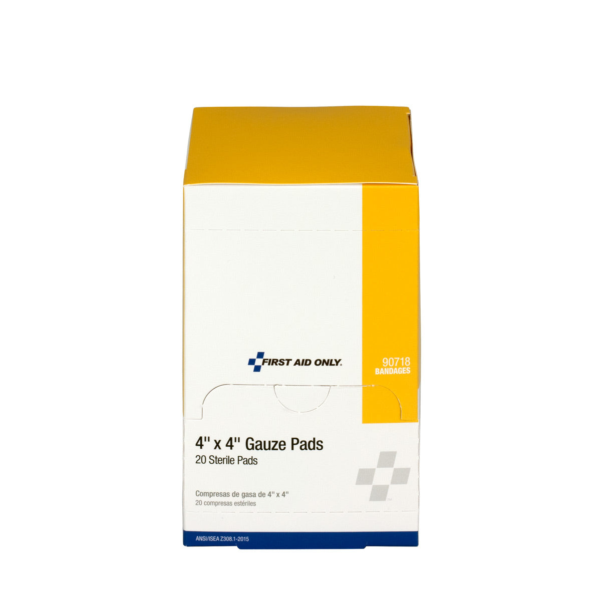 First Aid Only 4’’x4’’ Sterile Gauze Pads 20 Per Box