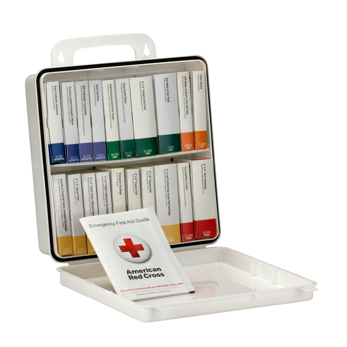 First Aid Only 50 Person 24 Kit Plastic Weatherproof Unit ANSI A+ Type III 2015 Compliant