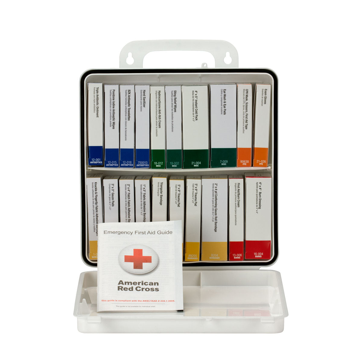First Aid Only 50 Person 24 Kit Plastic Weatherproof Unit ANSI A+ Type III 2015 Compliant