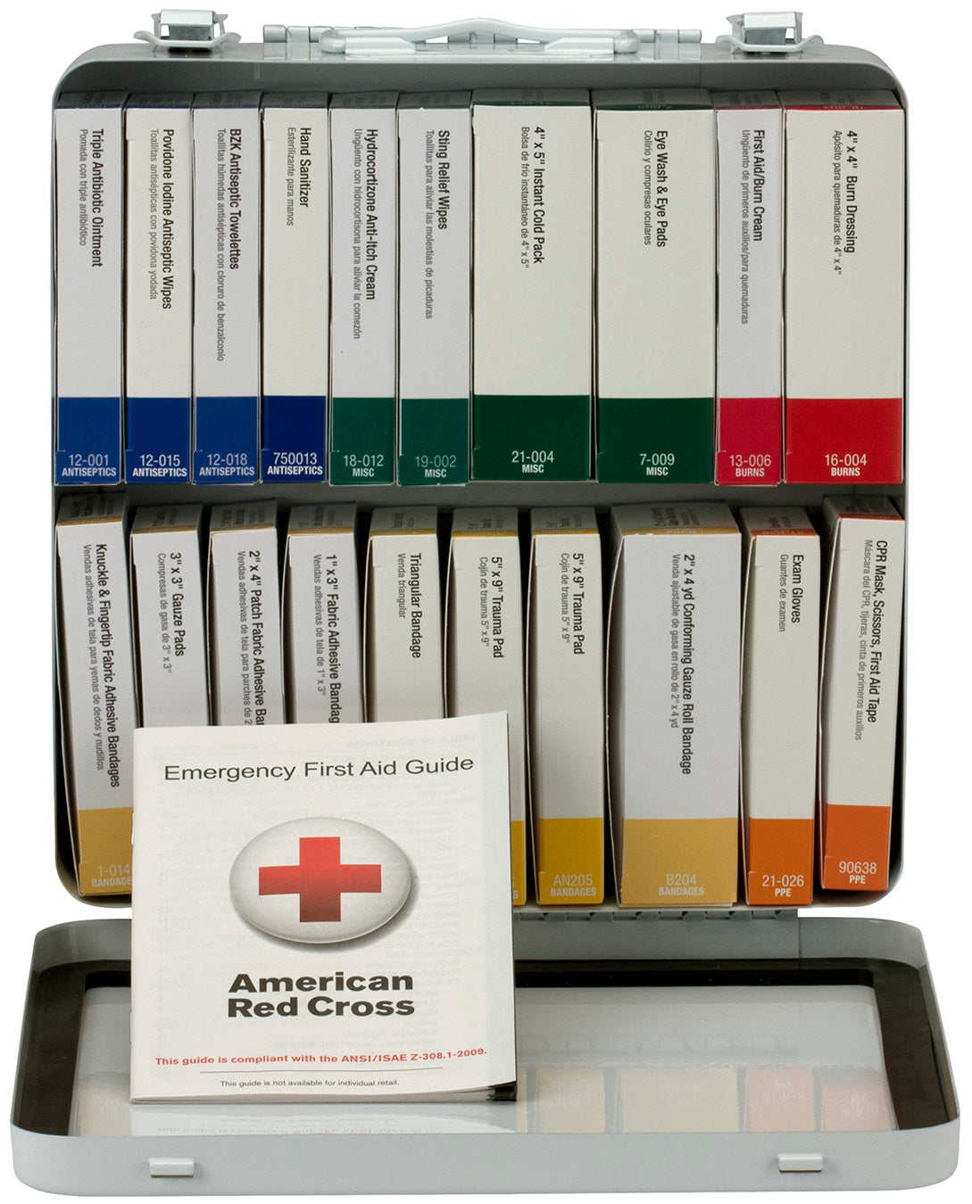 First Aid Display Unit 50 Person 24 Unit First Aid Kit Metal Weatherproof – firstaidonly