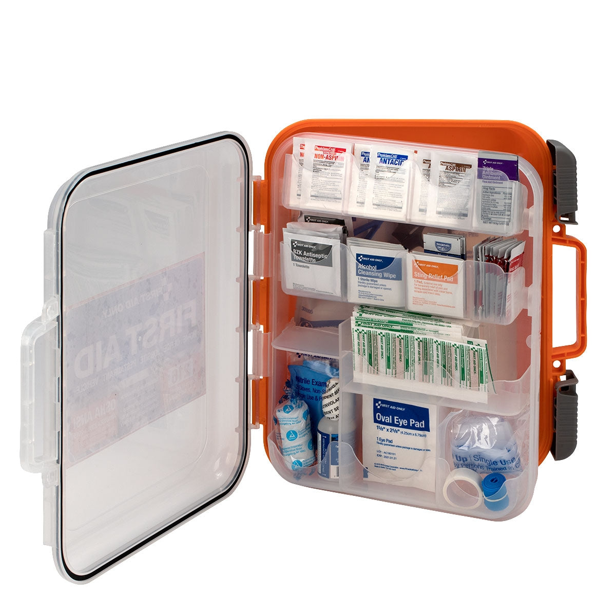 50 Person ANSI A + 216 Piece First Aid Kit Plastic – firstaidonly