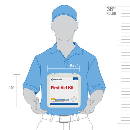 First Aid Only 50 Person ANSI A Metal Kit 2021 Compliant