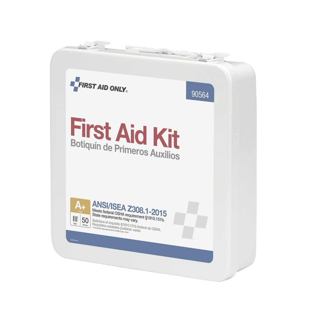 50 Person Bulk First Aid Metal Kit Weatherproof ANSI – firstaidonly