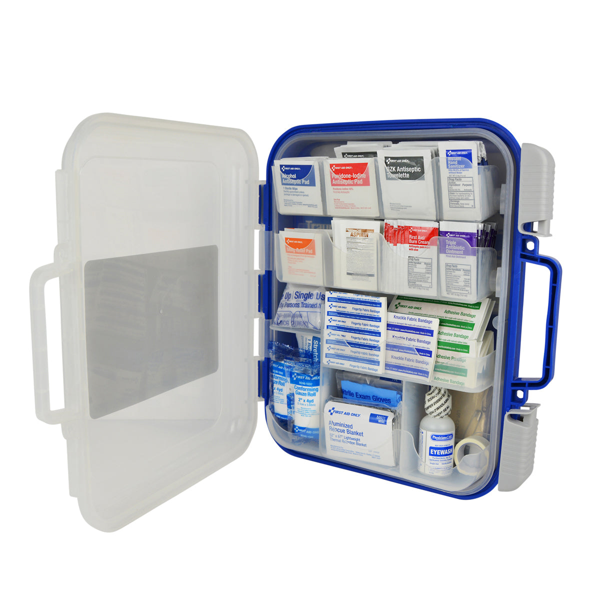 First Aid Only 50 Person ReadyCare ANSI A Large Kit Plastic Case 2021 Compliant